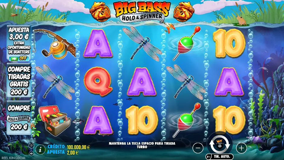 Big Bass Hold & Spinner — pantalla del juego